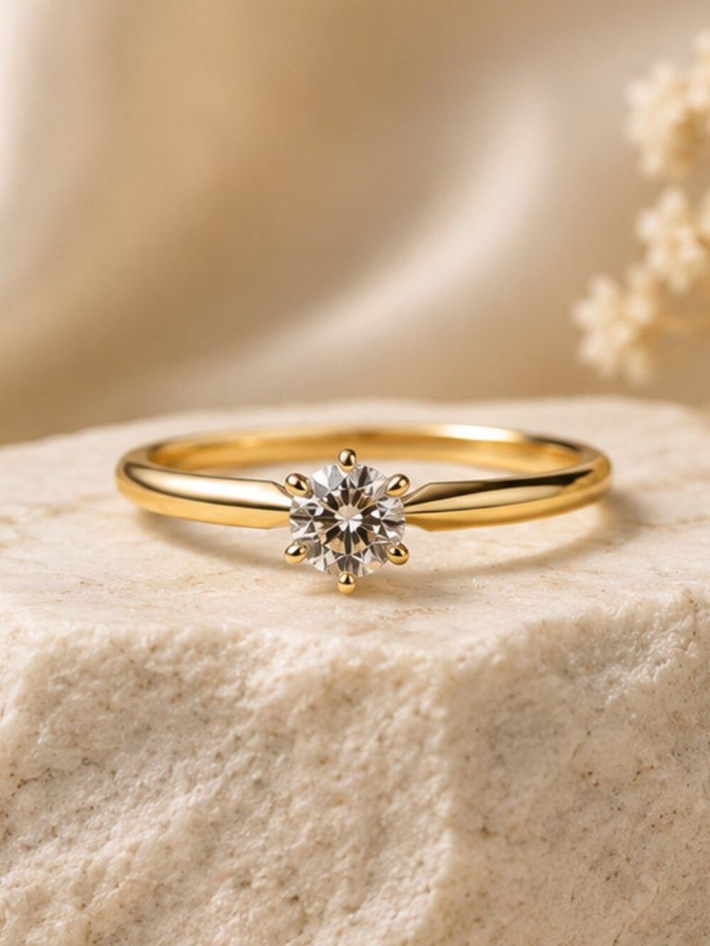 Classic Radiance Solitaire Diamond Ring